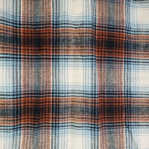 LL Bean Shirt Flannel Snap Womens Size Large Fall Plaid Fleece Slim Shacket - Picture 6 of 10